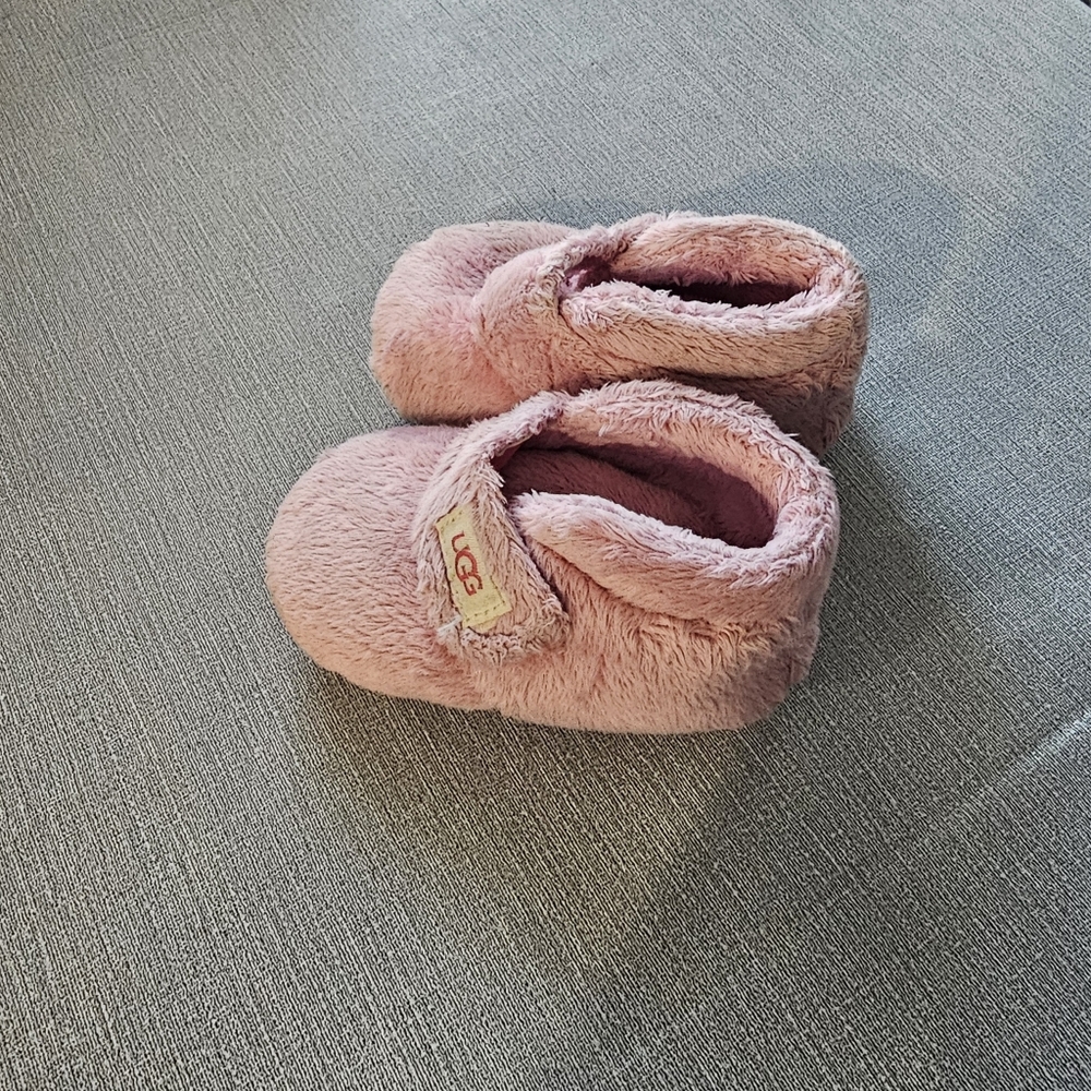 Ugg Pink Bixbee Soft Bootie Boots Slippers Toddler Size 2/3
